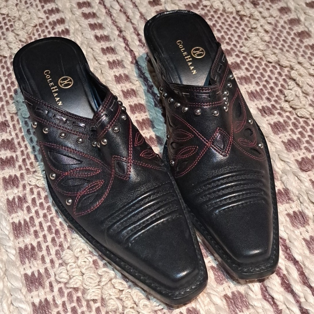 COLE HAAN Brazilian RARE 7B cowboy boots, $375.00, wore 1x!